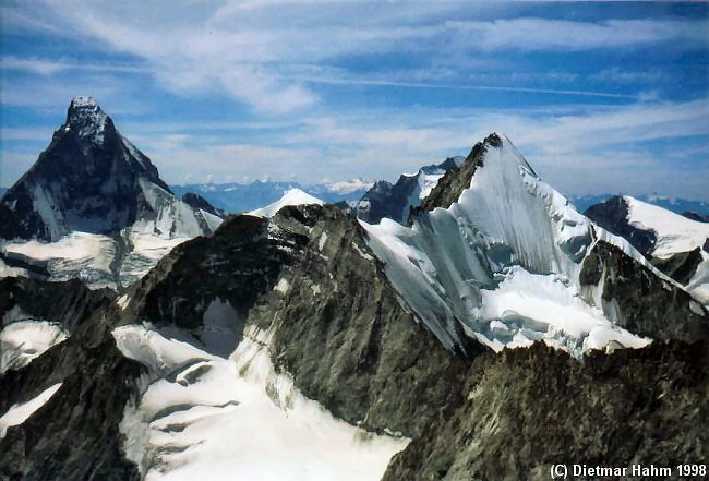 Matterhorn, Wellenkuppe und Obergabelhorn